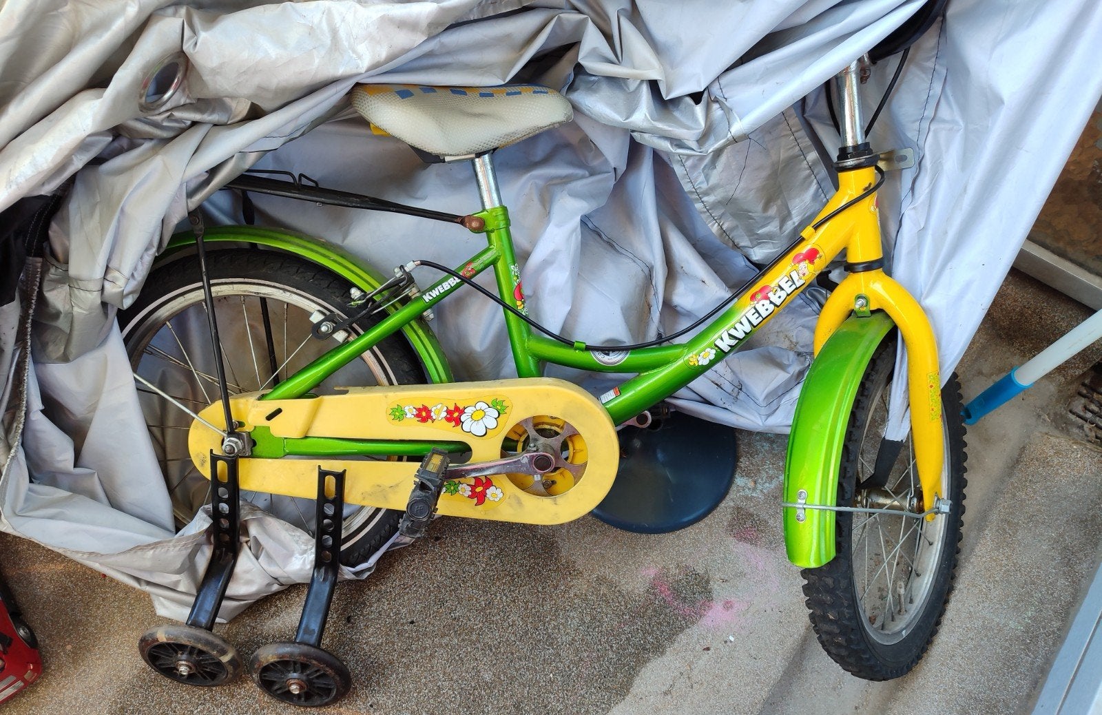 Vélo enfant 16 pouces avec roulettes, Enlèvement, Frein sur jante, 16 à 20 pouces