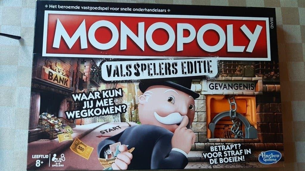 bordspel Monopoly valsspeler Monopolie van Hasbro, Een of twee spelers, Ophalen of Verzenden, Nieuw, Monopoly