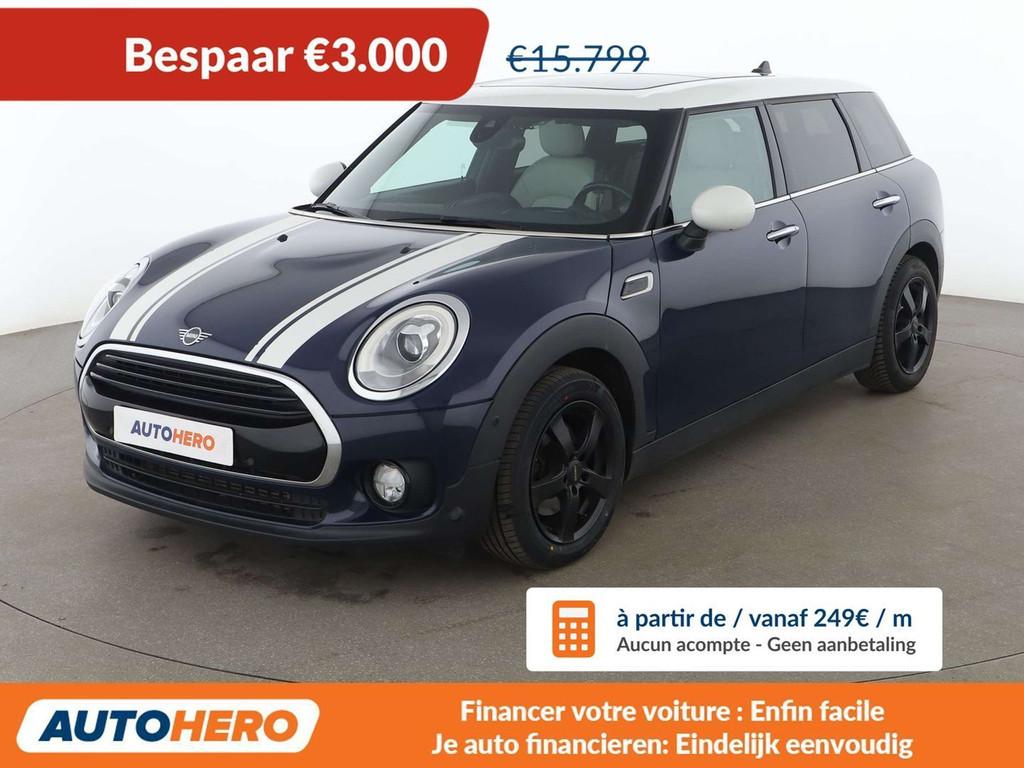 MINI Cooper Clubman Cooper (bj 2019, automaat), Auto's, 4 deurs, Gebruikt, Leder, 160 g/km