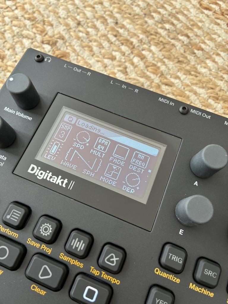 Elektron Digitakt II drum machine en stereo sampler, Muziek en Instrumenten, Samplers, Ophalen of Verzenden, Zo goed als nieuw