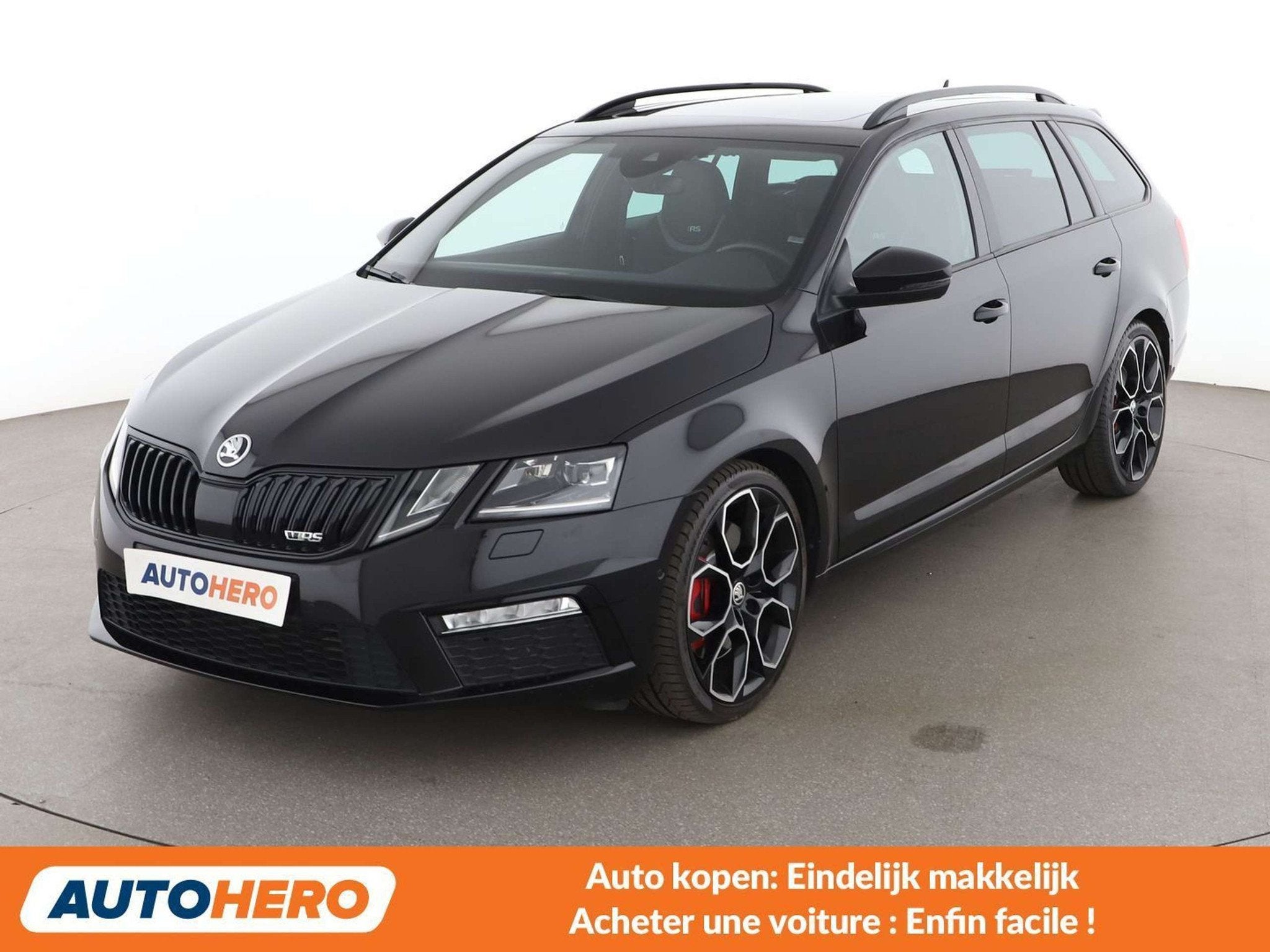 Skoda Octavia 2.0 TSI RS 245 (bj 2018, automaat), Auto's, 245 pk, Zwart, 5 deurs, 172 g/km