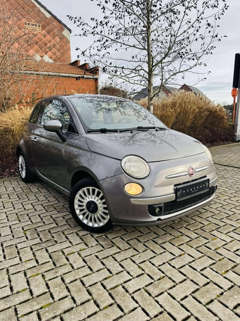 Fiat 500 - 2009/170.000km/Benzine/Euro 5 - Gekeurd, Stof, Bedrijf, Grijs, 1200 cc
