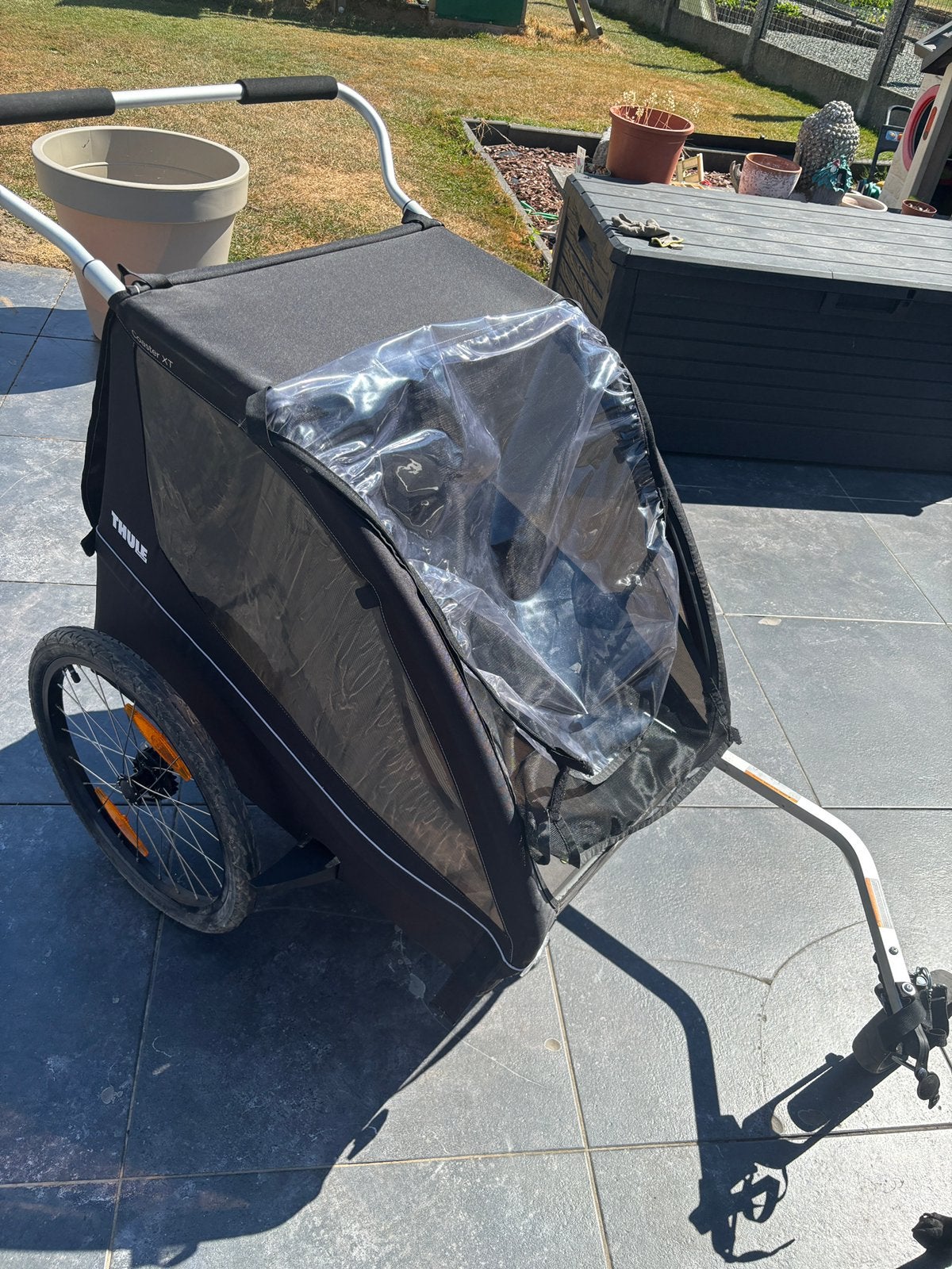 Fietskar Thule Coaster XT, Ophalen, Opvouwbaar, 20 tot 40 kg, Zo goed als nieuw