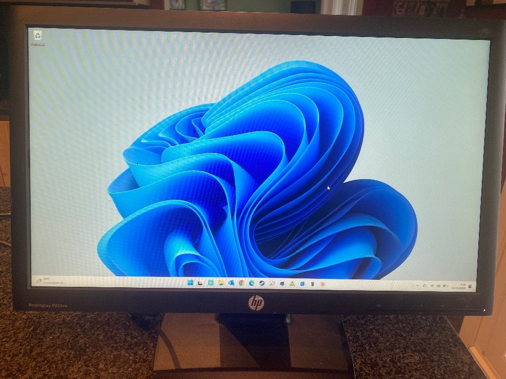 HP ProDisplay monitor 21,5", Ophalen, Gebruikt, Kantelbaar, Full HD