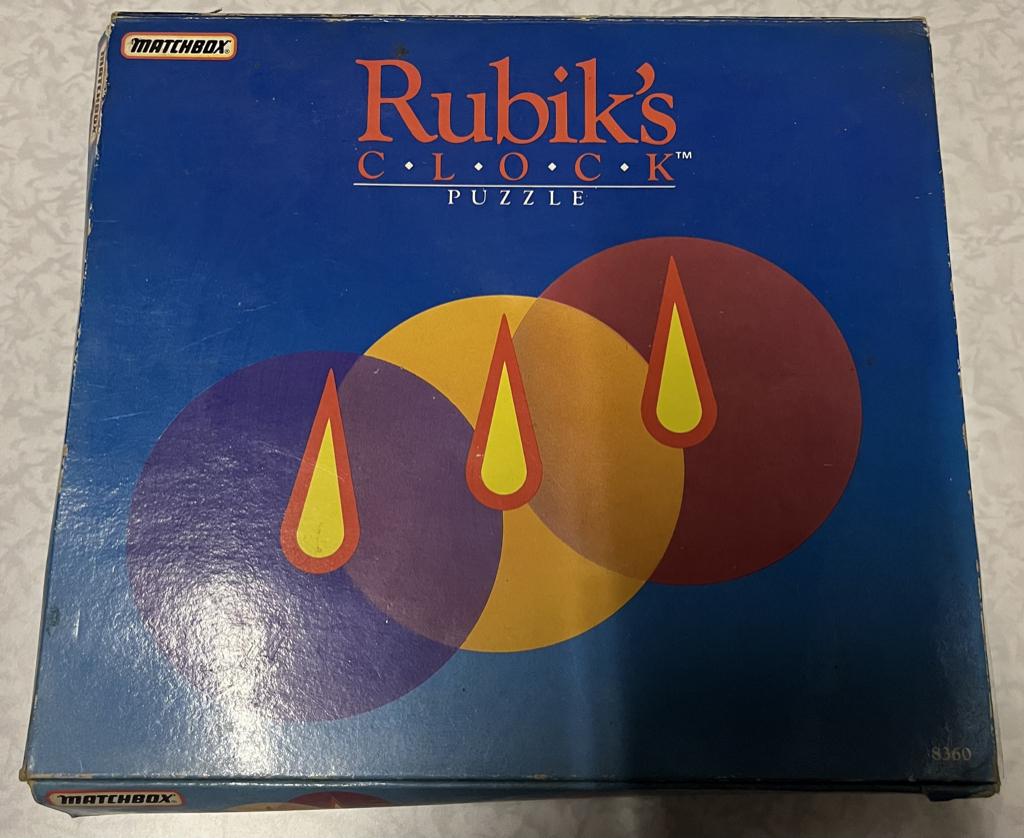 Rubik's Clock Puzzle van 1988., Ophalen of Verzenden, Gebruikt, Rubik's of 3D-puzzel