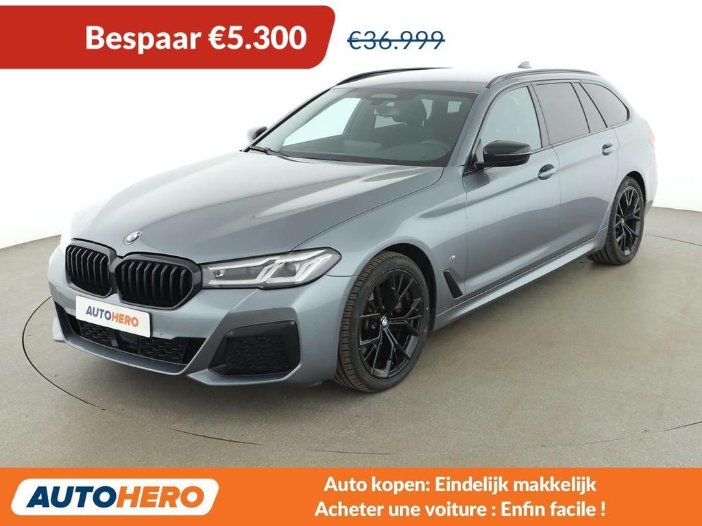 BMW 5 Serie 520 520d Mild-Hybrid xDrive M Sport (bj 2021), Euro 6, Zilver of Grijs, 190 pk, Te koop