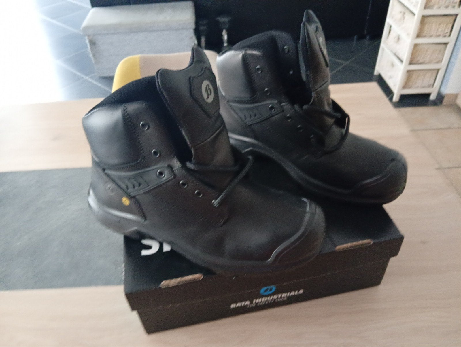 chaussures de sécurité.