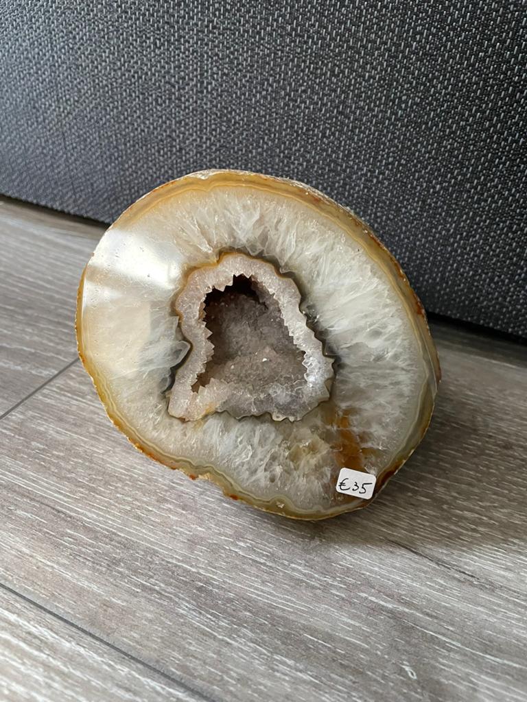Agaat kwarts, Verzamelen, Mineralen en Fossielen, Ophalen of Verzenden, Mineraal