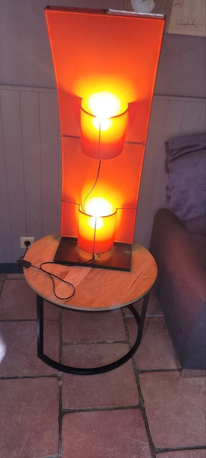 Lampe salon, Enlèvement