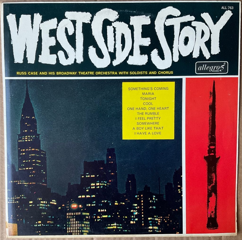 West side Story Vinyl - Russ Case, LP, Film en Theater, Gebruikt, Ophalen of Verzenden