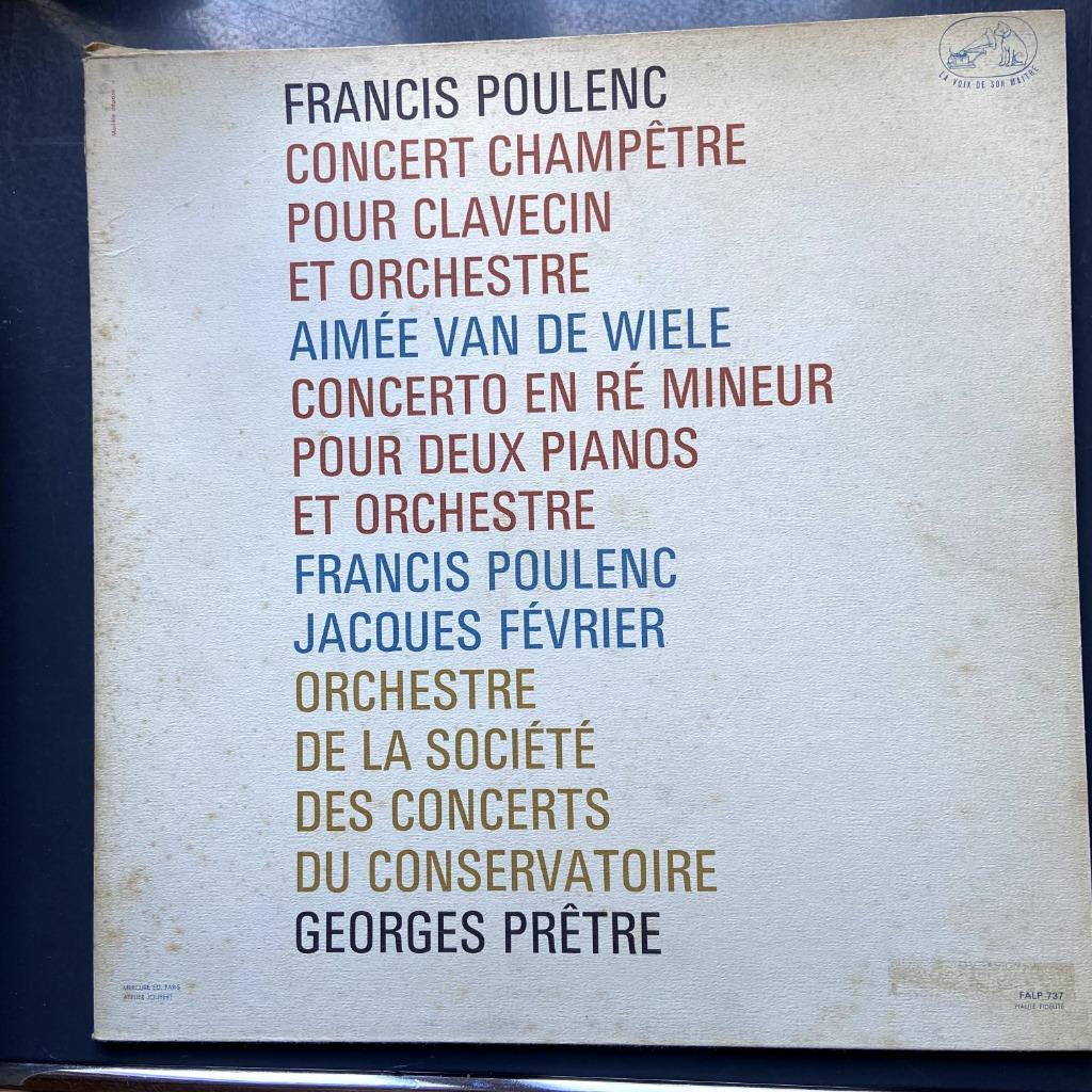 LP Francis Poulenc Concert 1962, Ophalen, Kamermuziek
