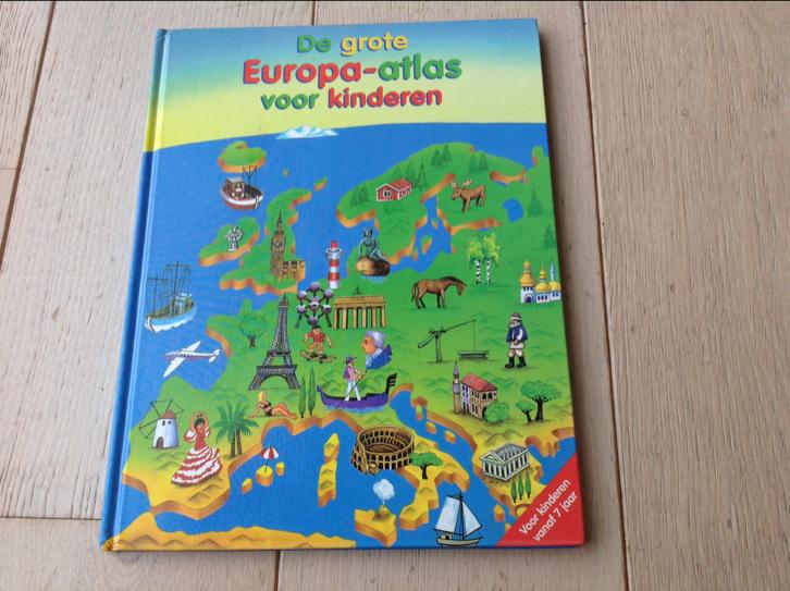 De grote kinderatlas voor kinderen vanaf 7 jaar, Boeken, Atlassen en Landkaarten, Ophalen of Verzenden, Gelezen