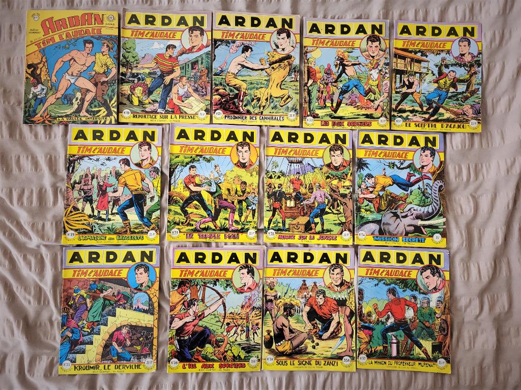 13 BD Ardan 1e serie, Verzenden, Zo goed als nieuw, Divers auteurs, Meerdere stripboeken