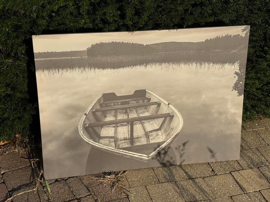 Canvas / schilderij / tekening / print, Parijs 114 x 80., Ophalen, Zo goed als nieuw
