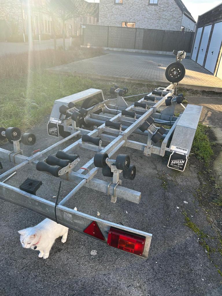 SBAT trailer 1600 kg - SBAT LR L1200, Watersport en Boten, Ophalen, Gebruikt, Overige typen, 1500 tot 3000 kg