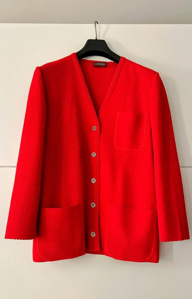 Devernois rode gilet, Kleding | Dames, Maat 46/48 (XL) of groter, Ophalen of Verzenden, Zo goed als nieuw, Devernois