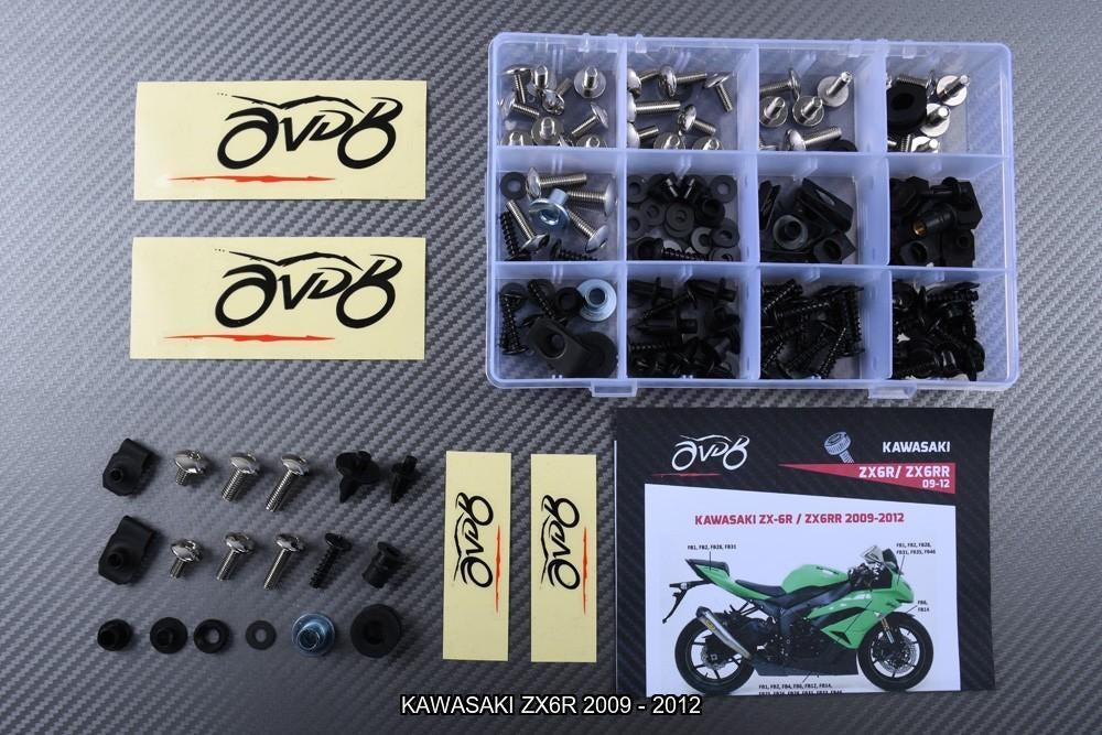 Kit visserie spécifique pour KAWASAKI ZX6R 2009 - 2020, Motos, Enlèvement ou Envoi, Neuf