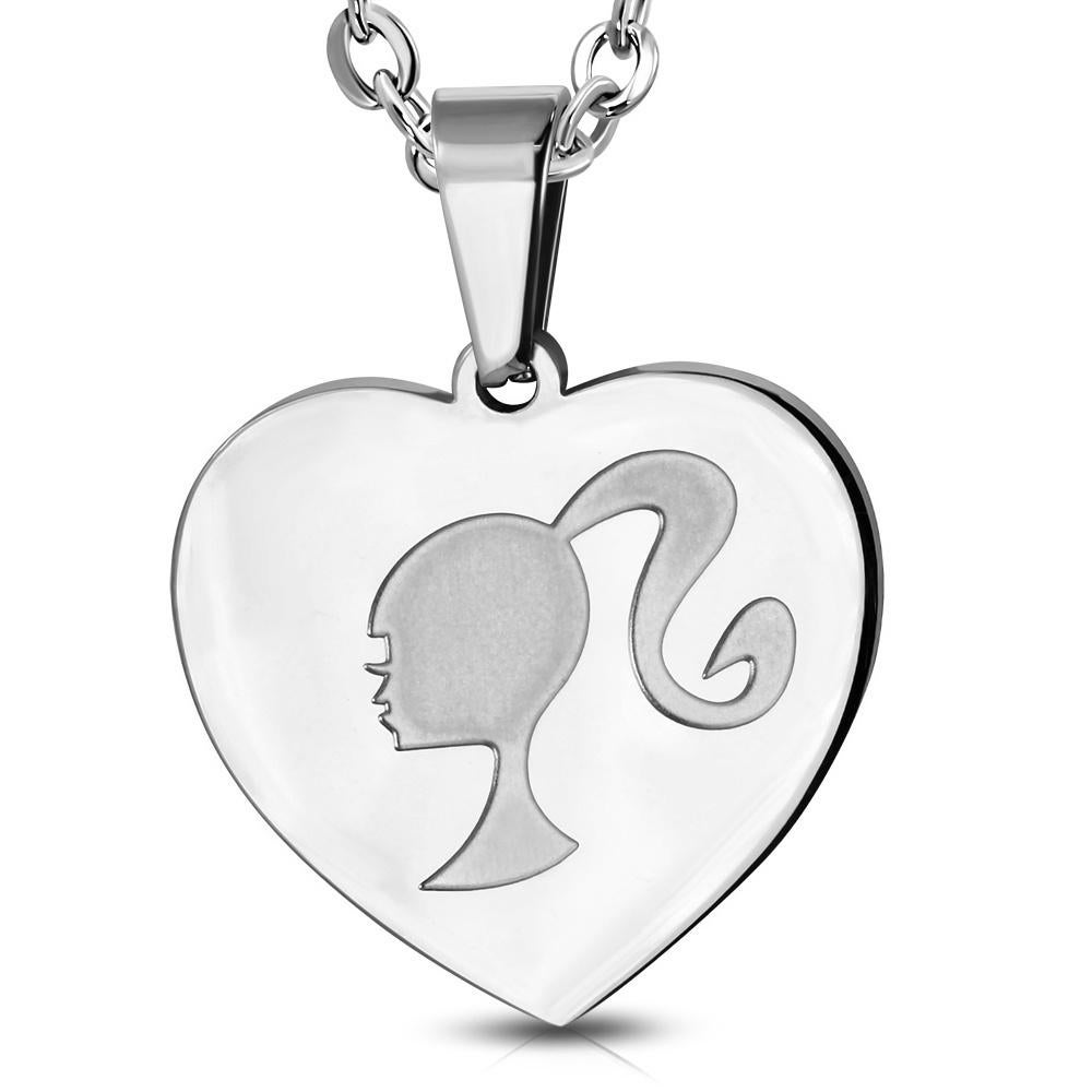 Pendentif Barbie en acier chirurgical - VENTE TOTALE !, Bijoux, Sacs & Beauté, Pendentifs, Neuf, Enlèvement ou Envoi