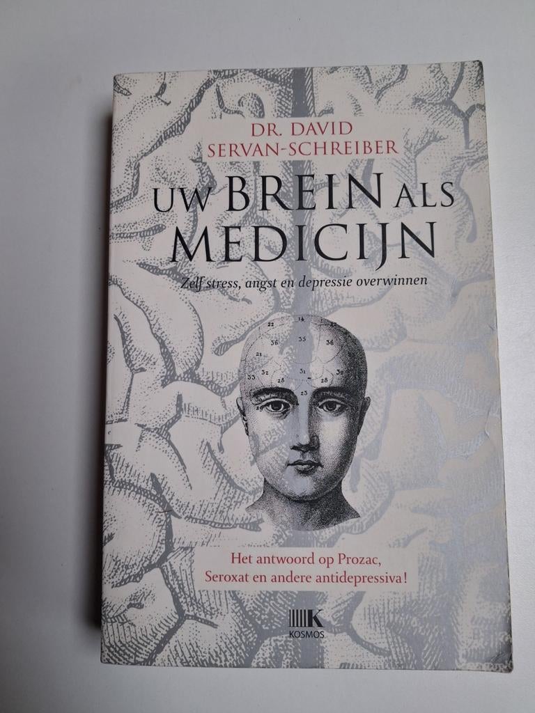 Uw brein als medicijn, Boeken, Ophalen, Zo goed als nieuw, Dr David Servan-Schreiber