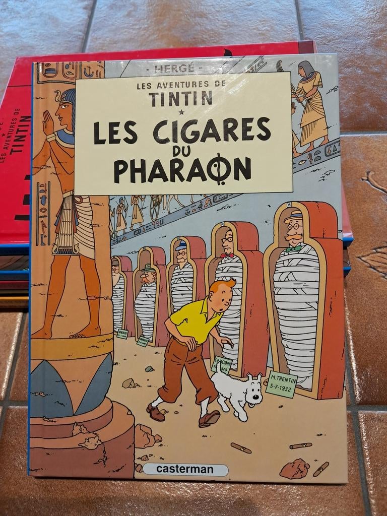 Les cigares du pharaon - Tintin - Hergé, Eén stripboek, Ophalen of Verzenden, Zo goed als nieuw, Hergé