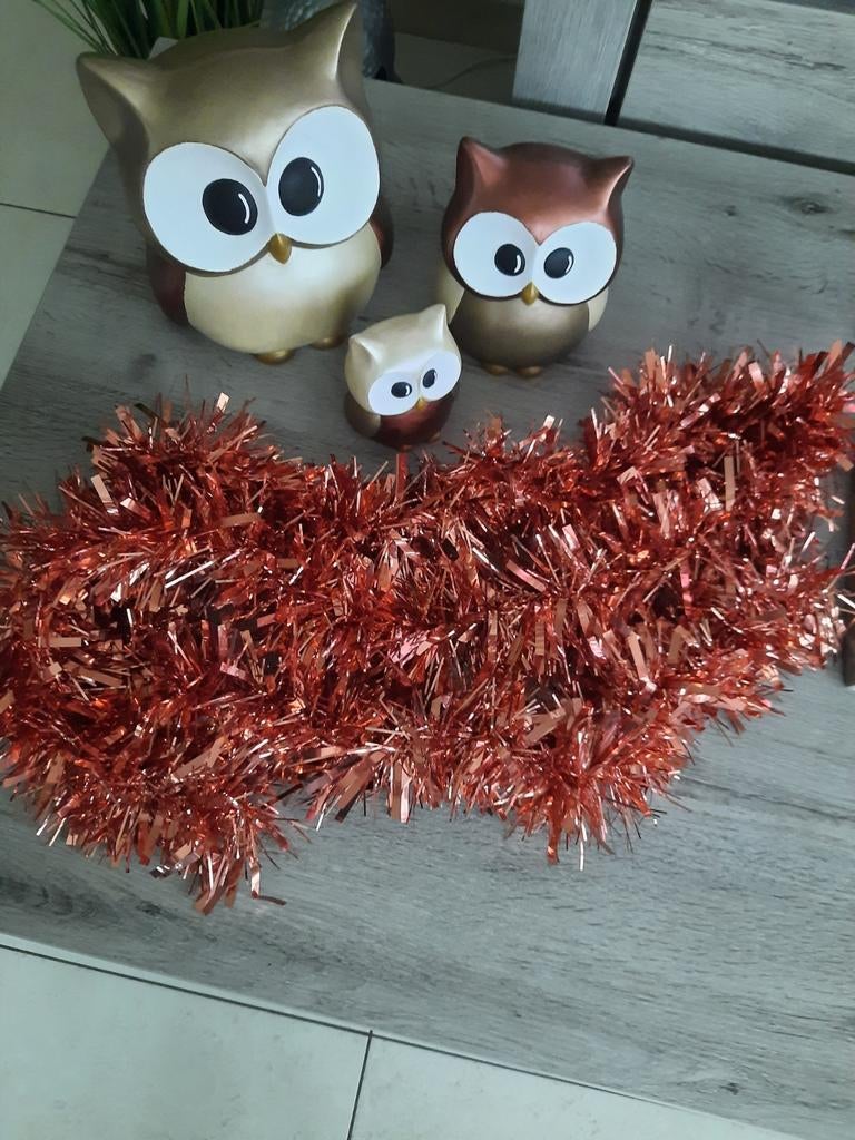 Kerstslinger rosékleur, Ophalen of Verzenden, Zo goed als nieuw