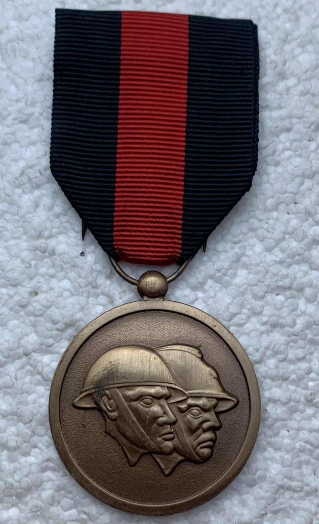 Medaille, Vereniging Oud-Strijders van de YZER 14-18, ZG, Ophalen of Verzenden, Landmacht, Lintje, Medaille of Wings