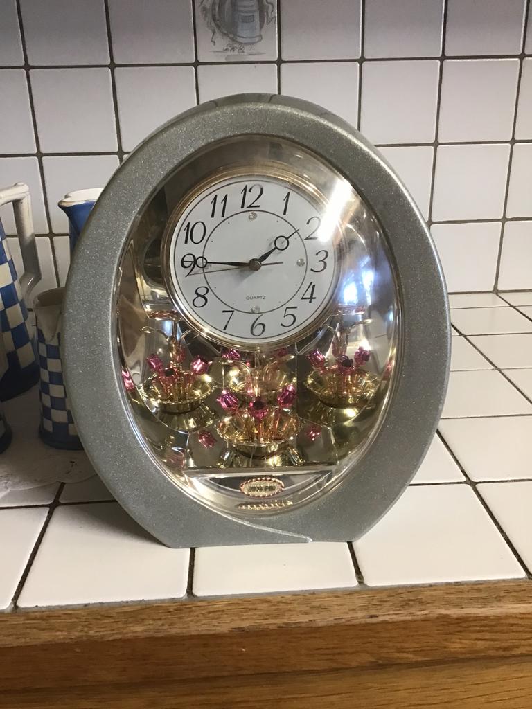 Horloge de table à quartz Jingpin, Enlèvement ou Envoi, Utilisé, Horloge sur pied