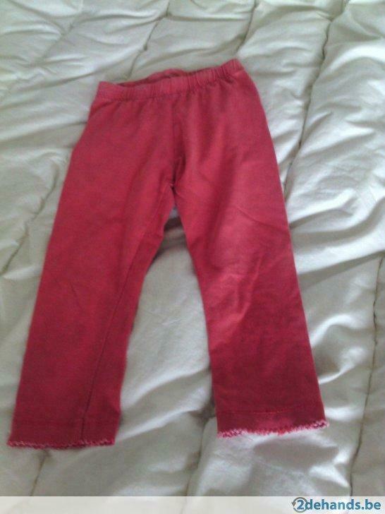 Oranje legging 98/104, Kinderen en Baby's, Kinderkleding | Maat 98, Gebruikt, Meisje, Broek, Ophalen of Verzenden