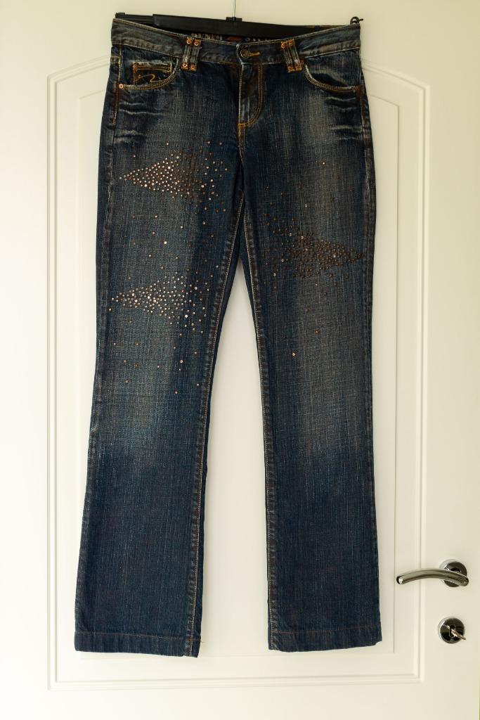Jeans broek, merk DenimStudio, maat 28, als nieuw, Verzenden, Zo goed als nieuw, Blauw, W28 - W29 (confectie 36)