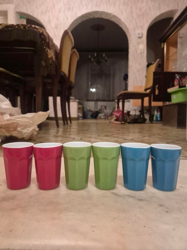Lot de 6 tasses à café en parfait état Maisons du monde., Enlèvement