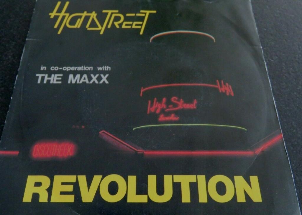 HIGHSTREET / THE MAXX - Revolution 7" VINYL / CIM 1988, Cd's en Dvd's, Ophalen of Verzenden, Gebruikt, Overige formaten, Techno of Trance