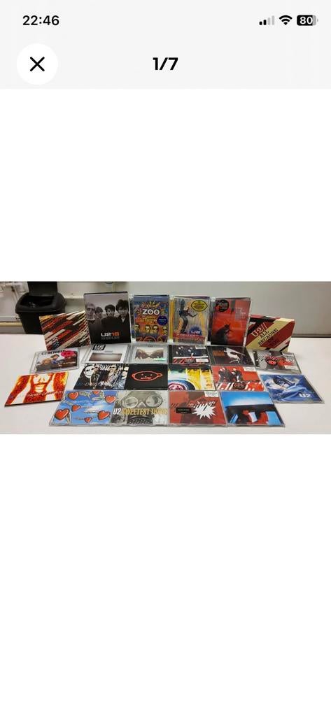 U2 x22 CD & DVD Bundle, Verzenden, Zo goed als nieuw