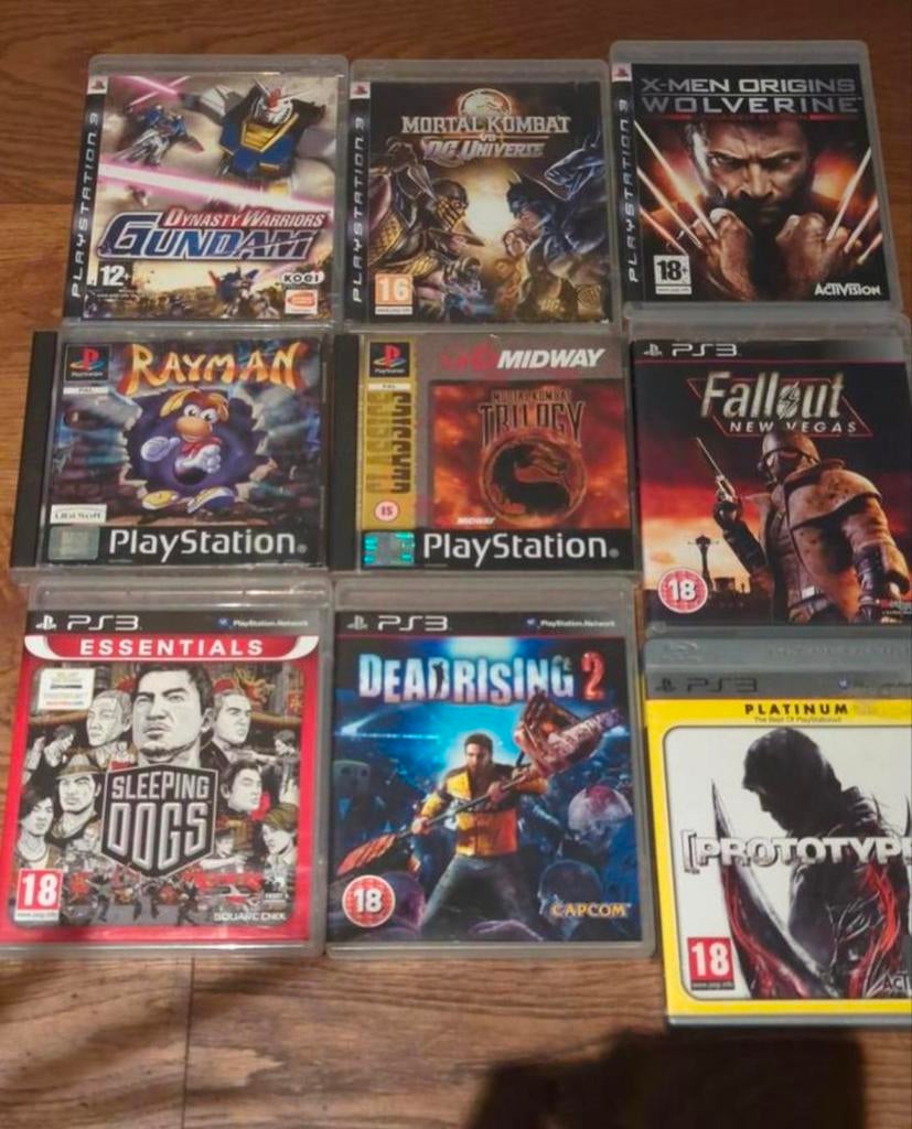 PS3: Wolverine, Mortal Kombat, Dynasty warriors, Fallout, Games en Spelcomputers, Ophalen of Verzenden