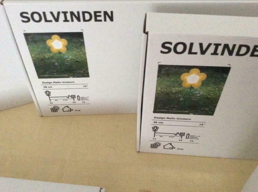 Zonnebloem  led-grondstick op zonne-energie  Nieuw. 5 stuks, Tuin en Terras, Ophalen of Verzenden, Zonne-energie, Led