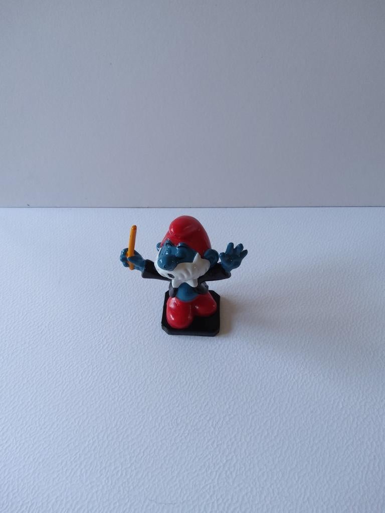 Grand Schtroumpf Chef d'orchestre, Collections, Schtroumpfs, Enlèvement ou Envoi, Utilisé, Grand Schtroumpf, Poupée, Figurine ou Peluche