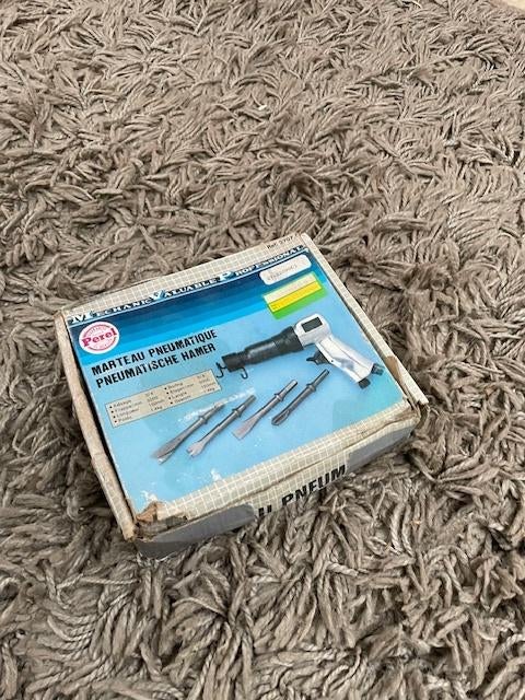 Burin pneumatique, marteau pneumatique avec kit d'outils,, Enlèvement ou Envoi, Neuf