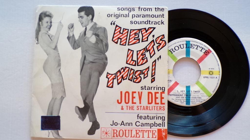 JOEY DEE & THE STARLITERS - Hey, let's twist (EP), Ophalen of Verzenden, Zo goed als nieuw, Pop