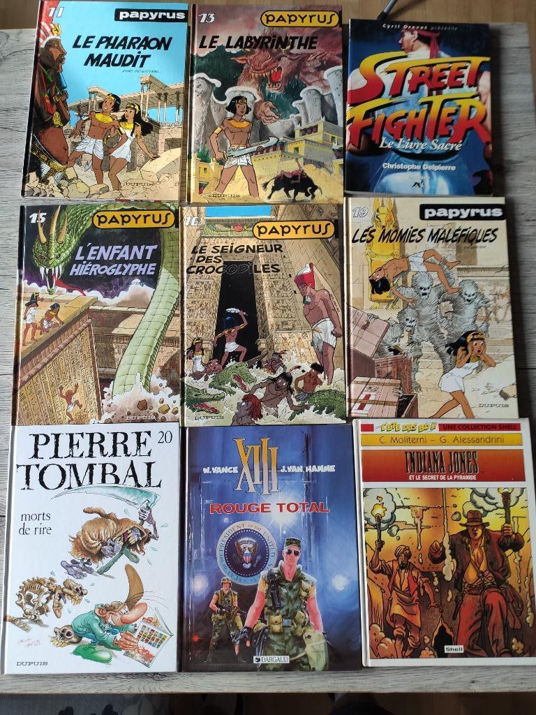 BD (Papyrus, yoko tsuno, alix, tintin, astérix, rahan, ..., Plusieurs BD, Enlèvement ou Envoi, Comme neuf
