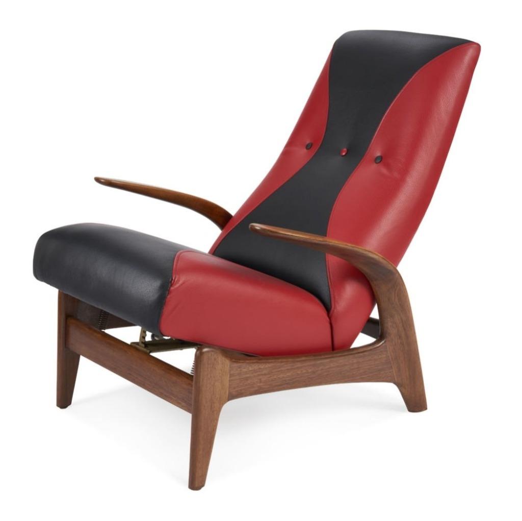 Fauteuil Rock 'n Rest de Gimson & Slater, Maison & Meubles, Chaises, Rouge, Vintage, Comme neuf, Enlèvement