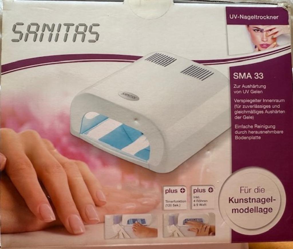 Nageldroger UV Sanitas, Ophalen, Nieuw, Hand- en Voetverzorging
