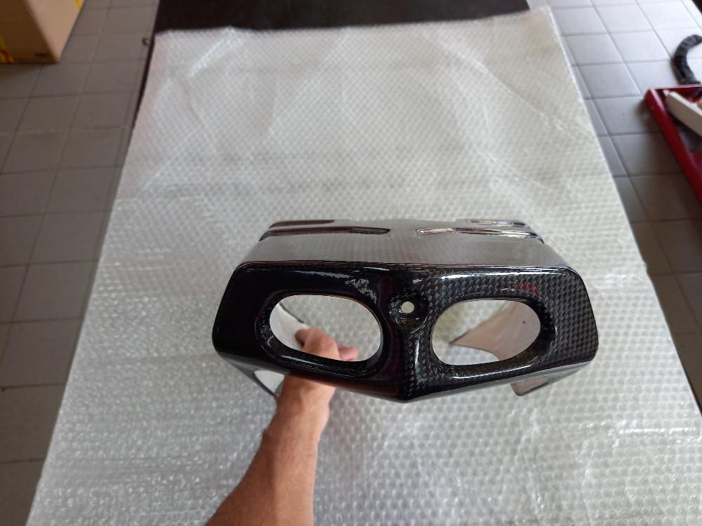 DUCATI 999 CARBON COVER ORIGINELE UITLAAT, Motoren, DUCATI, Gebruikt, Jackierogier@ducatiherzele.be, Ophalen of Verzenden