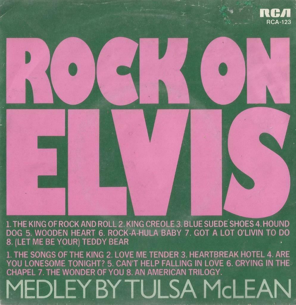 Tulsa McLean – Rock on Elvis (medley) - Single, Enlèvement ou Envoi, Single, Utilisé, Pop