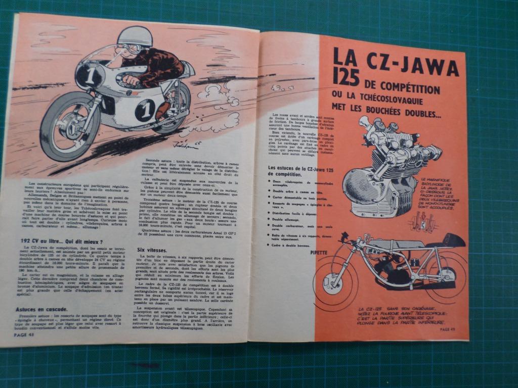 CZ-Jawa 125 compétition - article illustré - 1965, Ophalen of Verzenden, Gebruikt, Overige typen