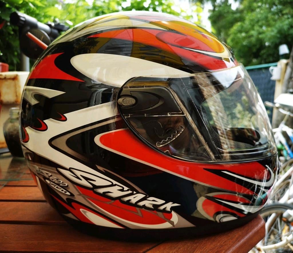 Shark S600zen smal 56 als nieuw rood, zwart, wit, Dames, Shark, Ophalen of Verzenden, Nieuw zonder kaartje