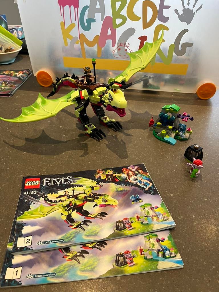 41183 - LEGO Elves - De wrede draak van de Goblinkoning, Ophalen of Verzenden, Zo goed als nieuw, Lego