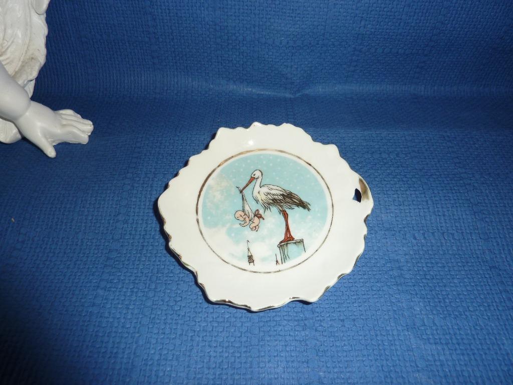 Déco Assiette Gigogne en porcelaine Ø 10cm, Ophalen
