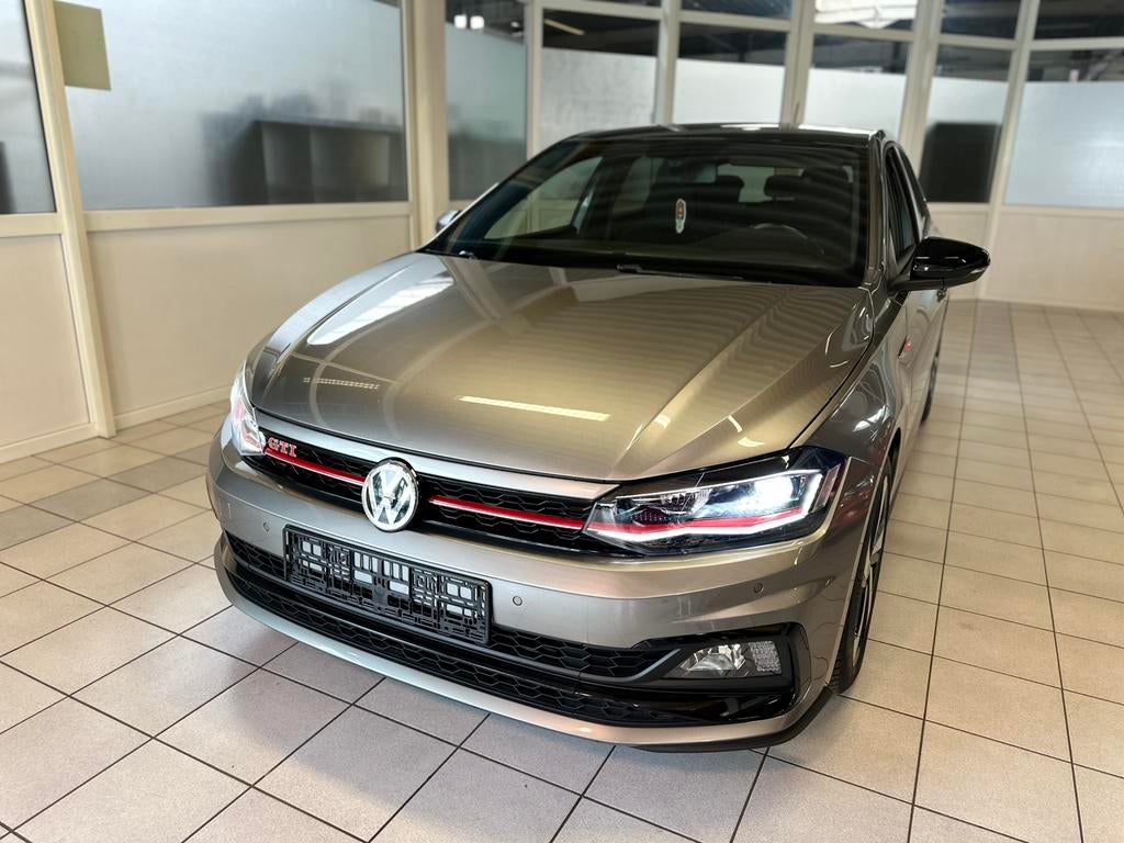 VOLKSWAGEN POLO GTI/ AUTOMAAT/BENZINE EURO6, Autos, Argent ou Gris, Achat, Euro 6, Noir