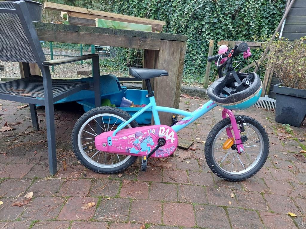 Kinderfiets b-twin, Fietsen en Brommers, Ophalen, Zo goed als nieuw