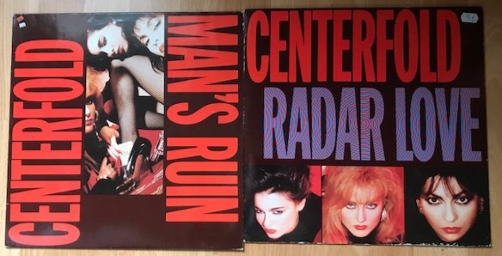 LP CENTERFOLD MAN's RUIN + MAXI RADAR LOVE SEXY, Ophalen of Verzenden, Zo goed als nieuw, 12 inch