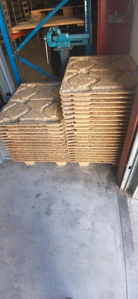 Palette en fibre de bois 60X80 500KG Comme neuve, Enlèvement, Bois, Aggloméré